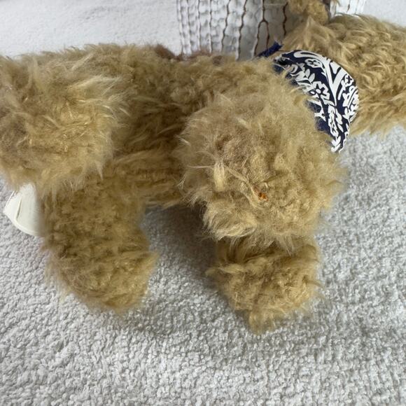 Old Navy Dog Plush 6 Inch Blue Bandana Stuffed Animal Toy 2001 - Picture 3 of 11
